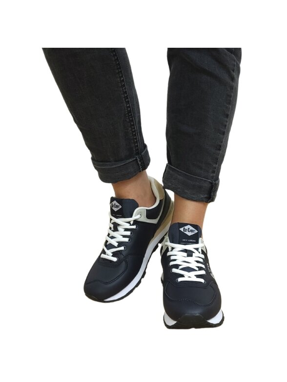 Lee Cooper vyriški batai, juodi ir tamsiai mėlyni LCJ-23-31-3075M 6
