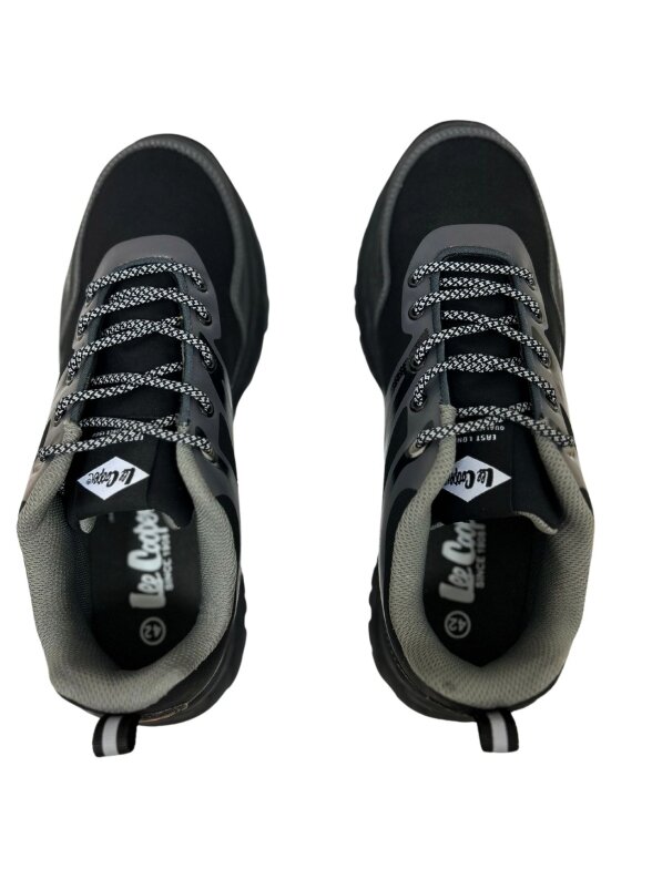 Lee Cooper vyriški batai juodos ir pilkos spalvos LCJ-22-01-1372M 1 Lee Cooper vyriški batai juodos ir pilkos spalvos LCJ-22-01-1372M 1