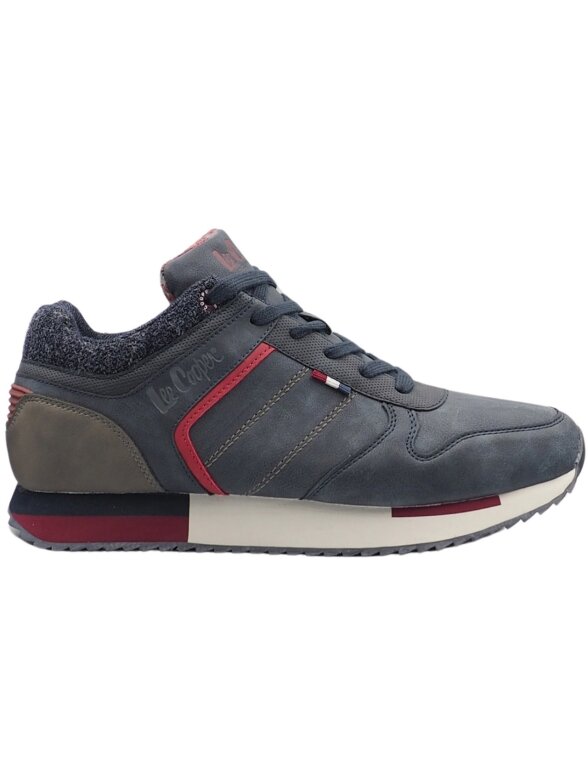 Lee Cooper vyriški batai, tamsiai mėlyni ir raudoni LCJ-21-29-0642M