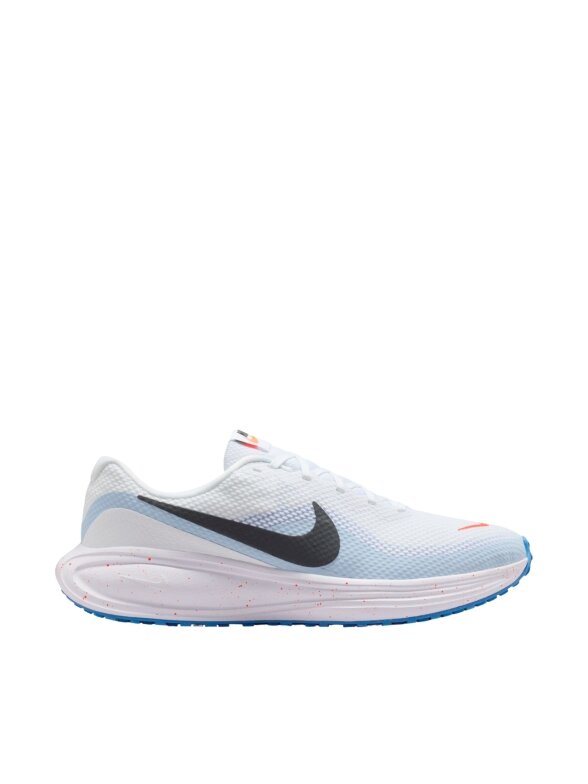 Nike Revolution 8 vyriški batai balti ir mėlyni HJ9198 108 Nike Revolution 8 vyriški batai balti ir mėlyni HJ9198 108