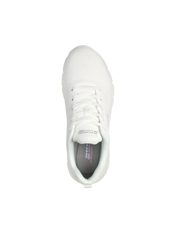 Skechers Bobs B Flex Chill Edge vyriški batai balti 118106 OFWT 2 Skechers Bobs B Flex Chill Edge vyriški batai balti 118106 OFWT 2