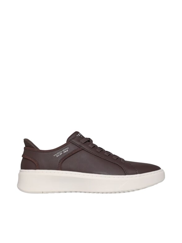 Skechers vyriški laisvalaikio bateliai Court Break Double Vented, šokolado spalvos, 183177 CHOC Skechers vyriški laisvalaikio bateliai Court Break Double Vented, šokolado spalvos, 183177 CHOC