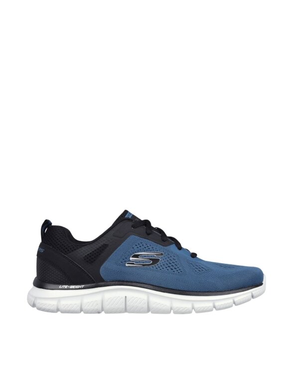 Skechers Track Broader vyriški batai mėlyni 232698 BLBK Skechers Track Broader vyriški batai mėlyni 232698 BLBK