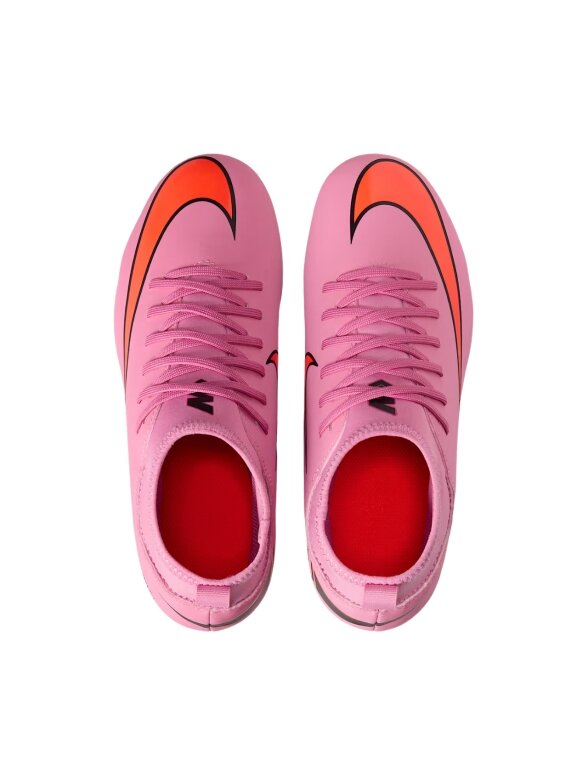 Nike Mercurial Superfly 10 Club FG/MG futbolo bateliai vaikams Raudona 3