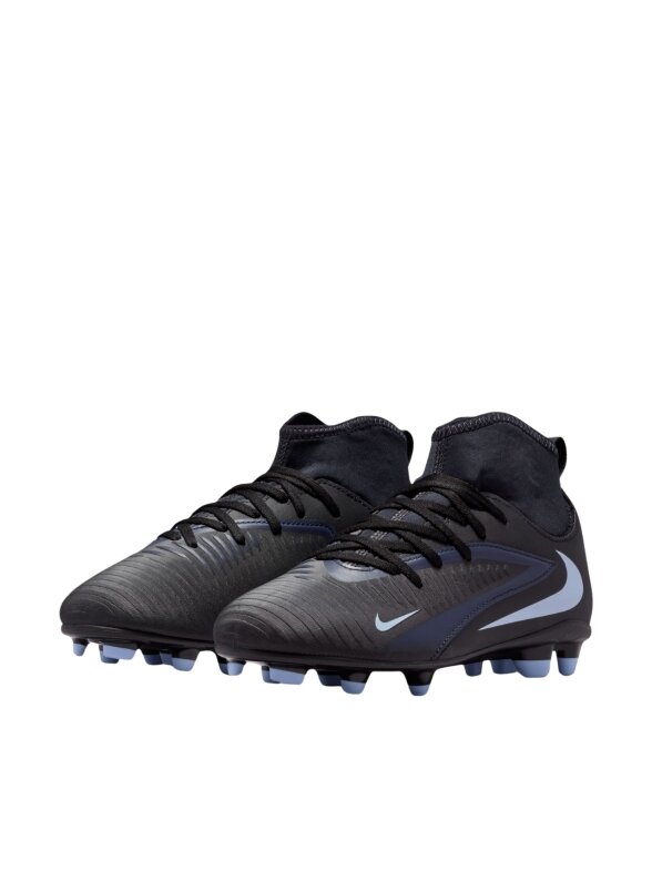 Nike Phantom 6 High Club FG/MG futbolo bateliai vaikams, juodi 1