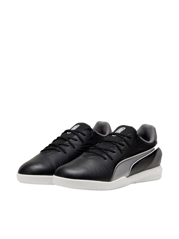 Puma King Match IT futbolo bateliai vaikams juodi 1