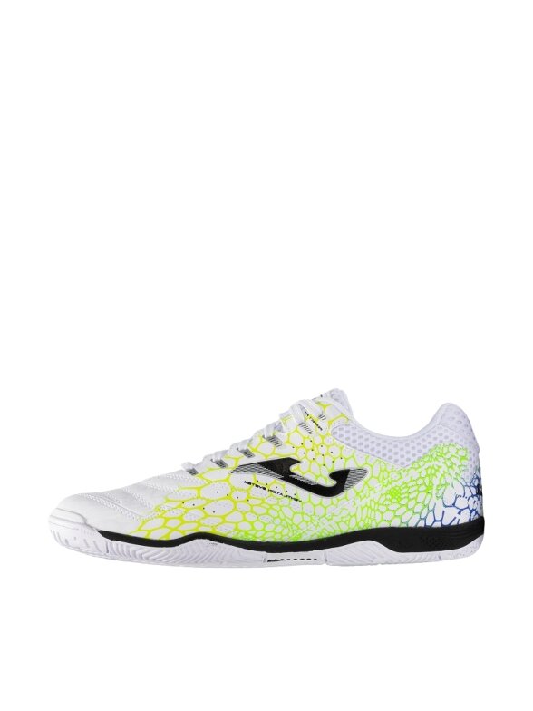 Joma Maxima 2532 Indoor futbolo batai vyrams balti-geltoni-žali MAXW2532IN 4