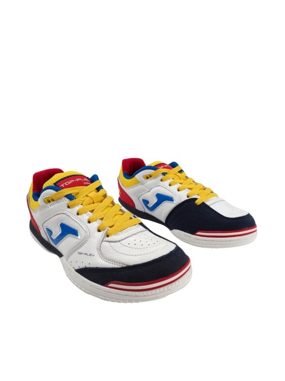 Joma Top Flex 2216 Vidiniai futbolo bateliai, balti ir raudoni 3 Joma Top Flex 2216 Vidiniai futbolo bateliai, balti ir raudoni 3