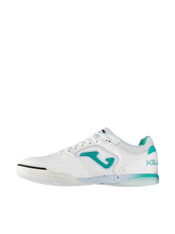 Joma Top Flex 2502 Vidiniai futbolo bateliai balti ir turkio spalvos TOPW2502IN 4