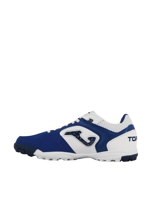 Joma Top Flex 2534 Turf futbolo bateliai vyrams balti-mėlyni Joma Top Flex 2534 Turf futbolo bateliai vyrams balti-mėlyni