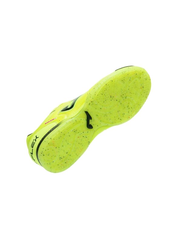 Joma Top Flex Indoor 2609 futbolo bateliai vyrams geltoni fluo 5