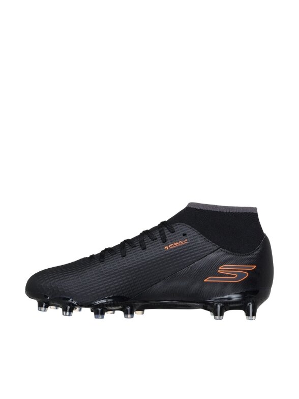 Skechers Academy AG SKX_2 futbolo bateliai juodos ir oranžinės spalvos 252122 BKOR 3