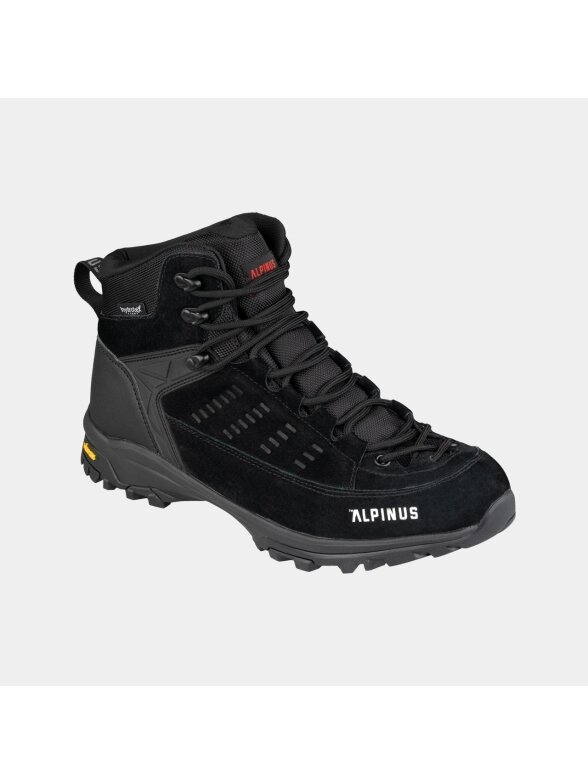 Alpinus Brasil Plus M vyriški treko bateliai juodi JS18659 Alpinus Brasil Plus M vyriški treko bateliai juodi JS18659