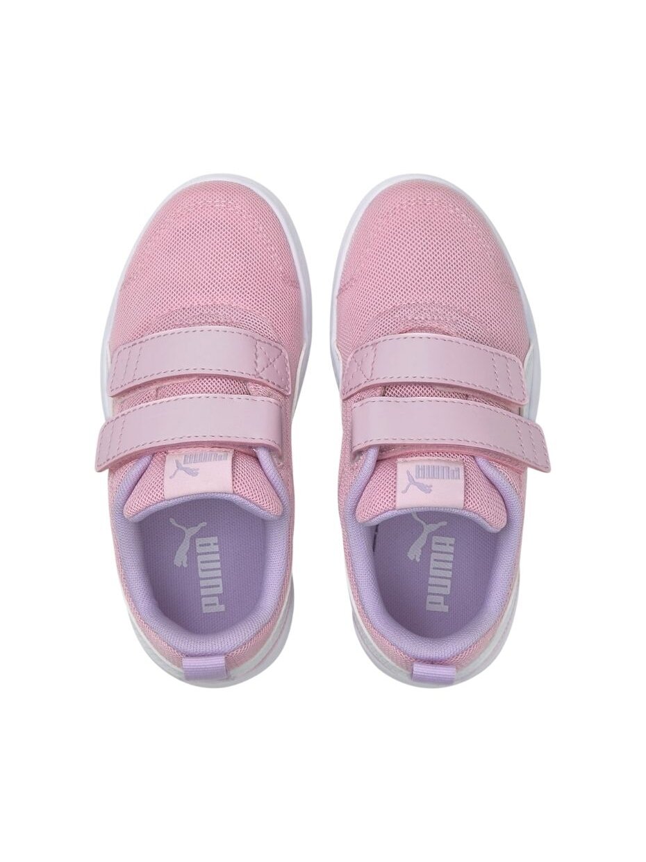 Puma Courtflex v2 tinkliniai vaikiški batai, rožiniai 371758 08 1 Puma Courtflex v2 tinkliniai vaikiški batai, rožiniai 371758 08 1