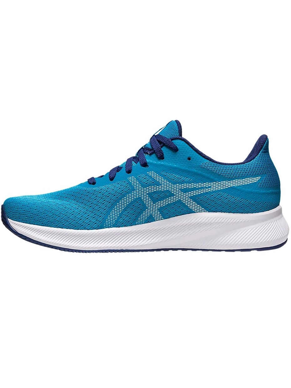 Asics Patriot 13 vyriški bėgimo bateliai mėlynos ir baltos spalvos 1011B485 402 2 Asics Patriot 13 vyriški bėgimo bateliai mėlynos ir baltos spalvos 1011B485 402 2