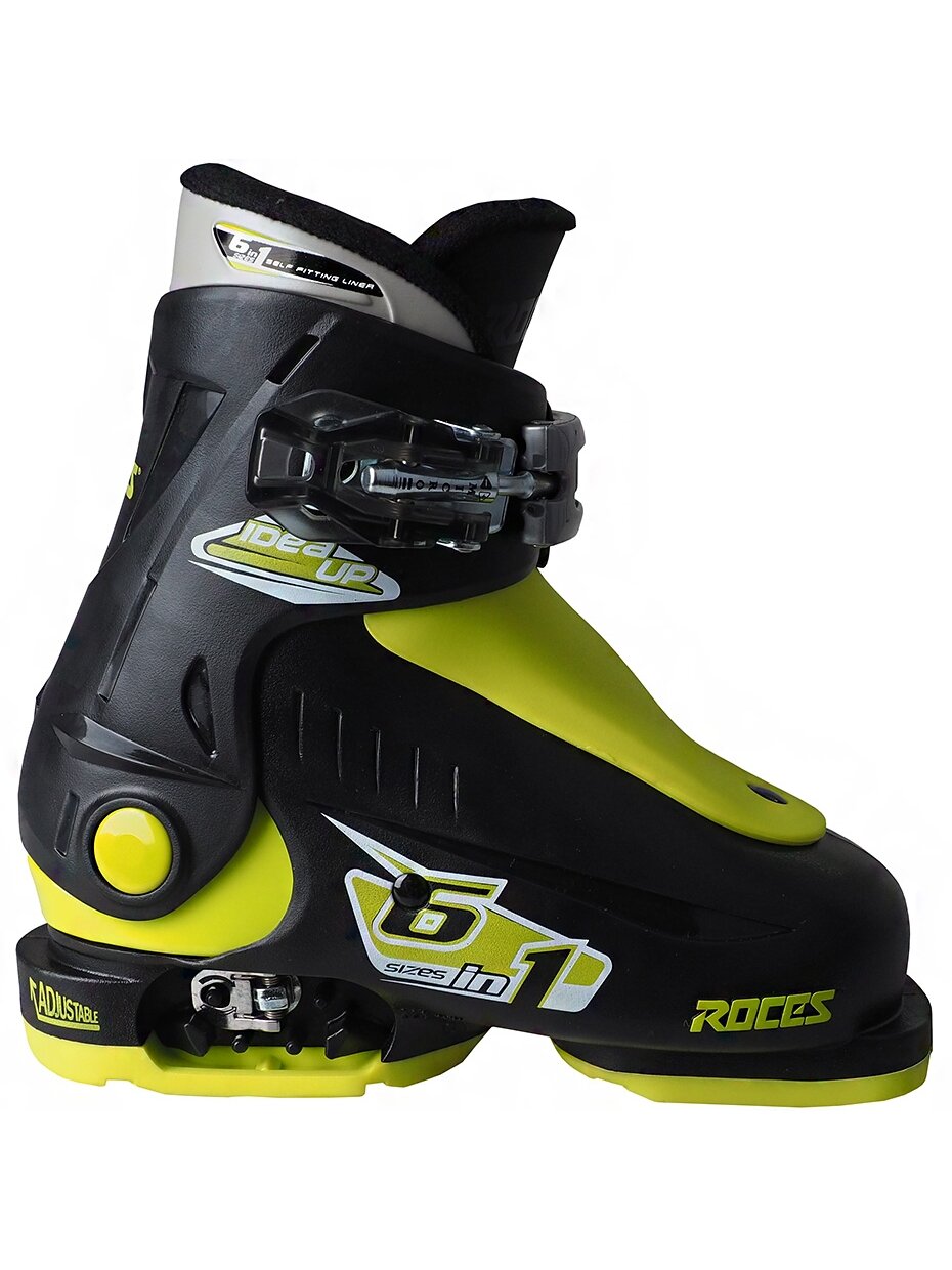 Roces Idea Up slidinėjimo batai juodi ir laimo spalvos JUNIOR 450490 18 1 Roces Idea Up slidinėjimo batai juodi ir laimo spalvos JUNIOR 450490 18 1
