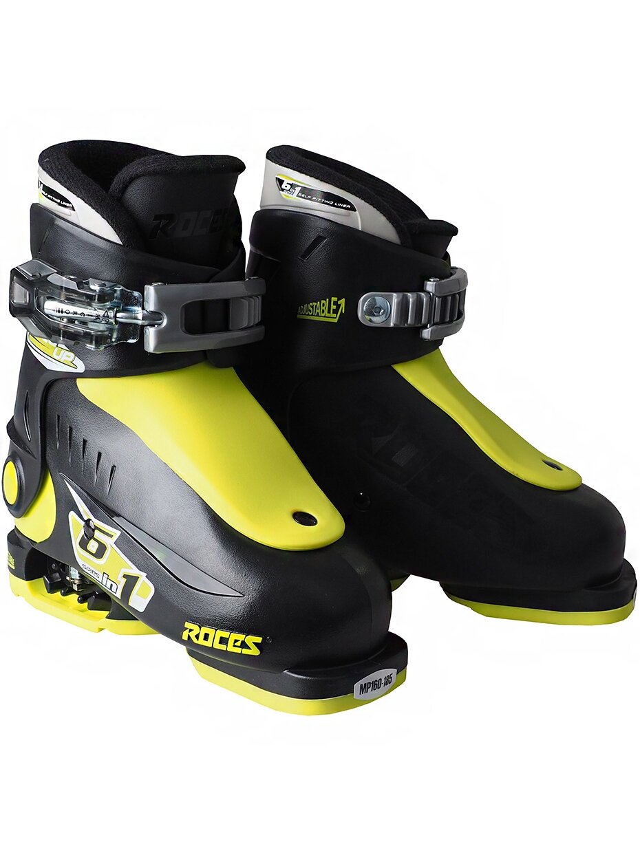 Roces Idea Up slidinėjimo batai juodi ir laimo spalvos JUNIOR 450490 18 2 Roces Idea Up slidinėjimo batai juodi ir laimo spalvos JUNIOR 450490 18 2