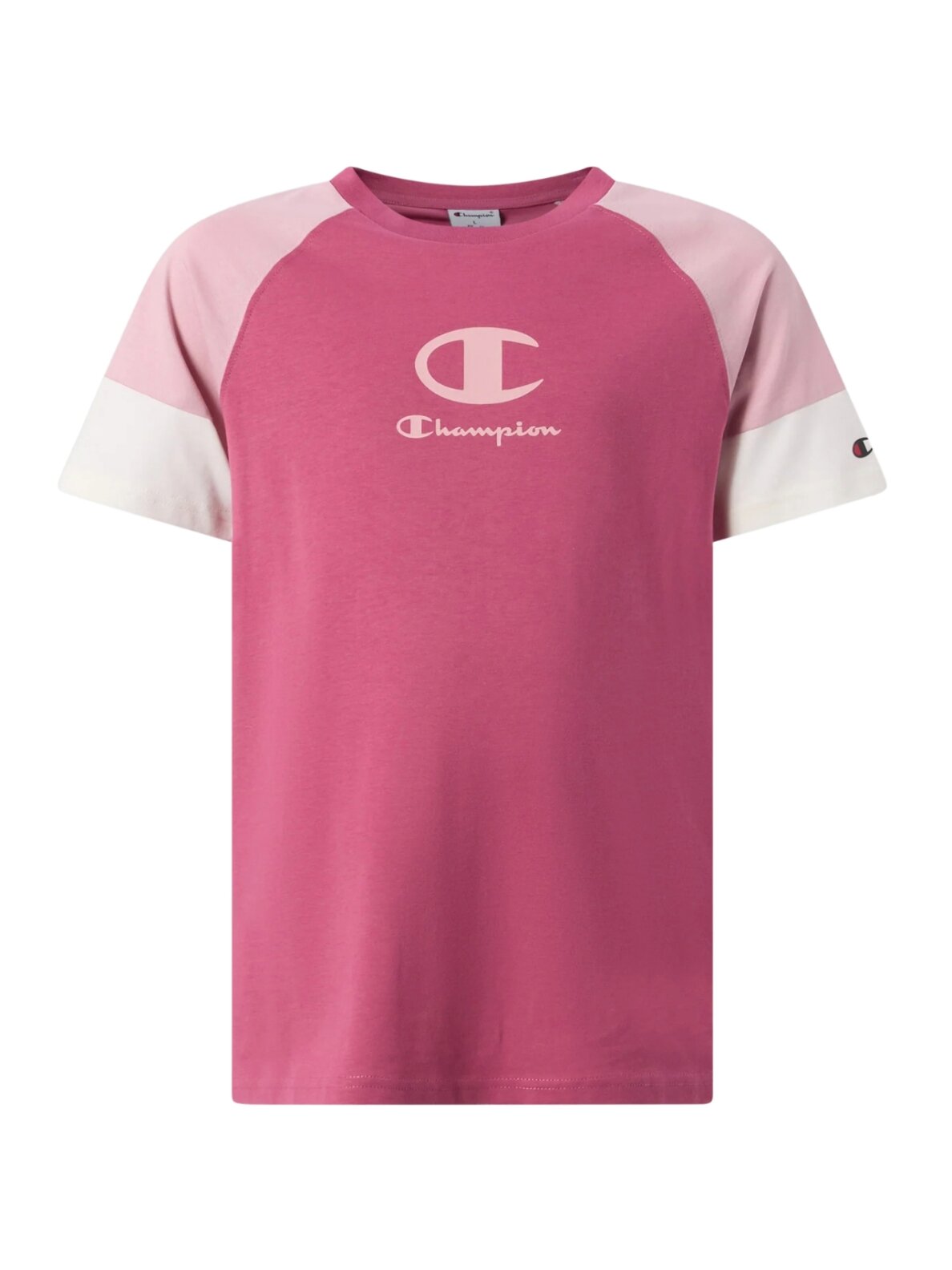 Champion vaikiški marškinėliai SS Tee, rožiniai 307719 PS029 1