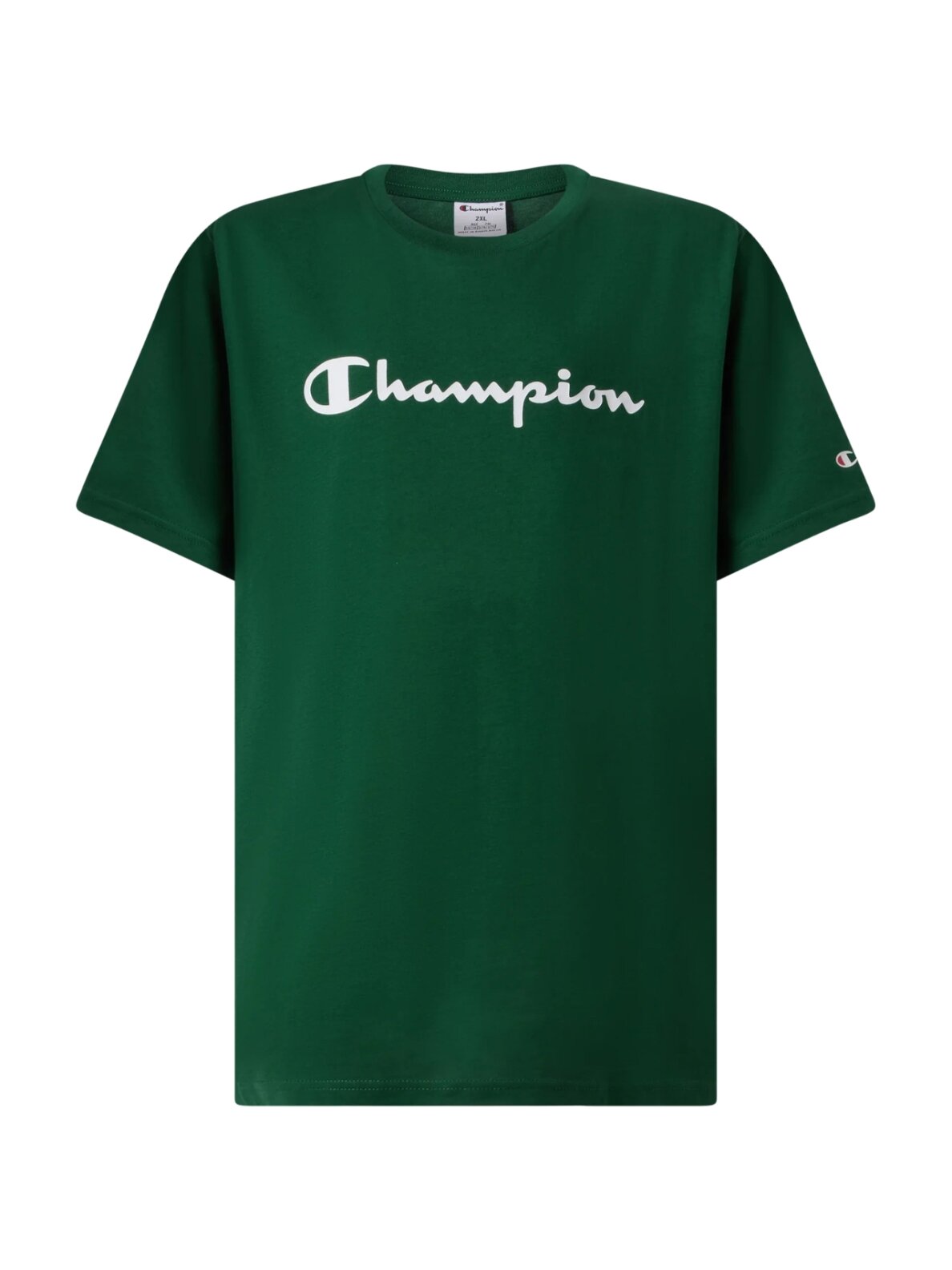 Champion vaikiški marškinėliai SS Tee, žali 307322 GS559 1