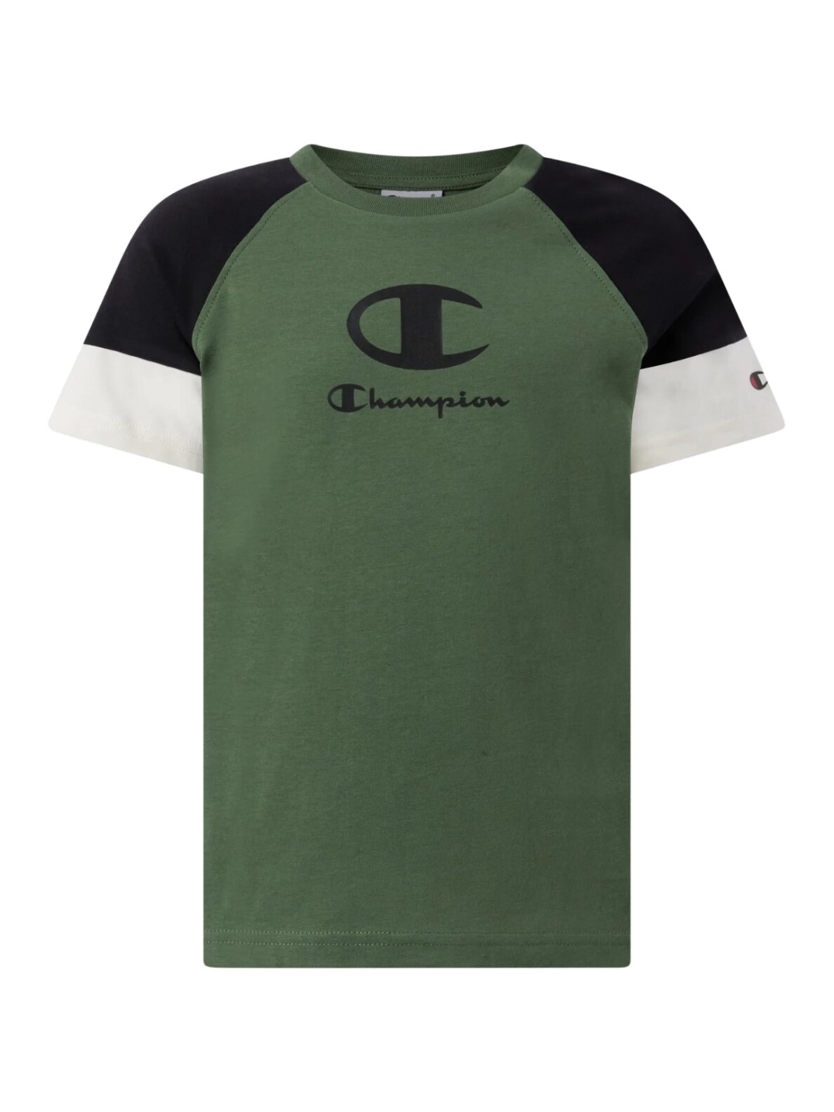 Champion vaikiški marškinėliai SS Tee, žali 307719 GS548 1