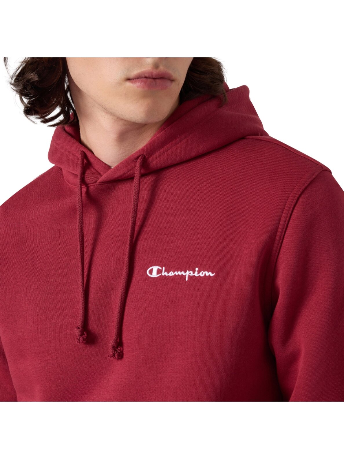 Champion vyriškas džemperis su gobtuvu Hooded Sweatshirt, raudonas 221790 RS508 3 Champion vyriškas džemperis su gobtuvu Hooded Sweatshirt, raudonas 221790 RS508 3