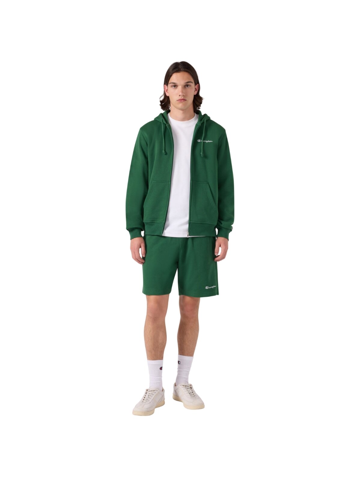 Champion vyriški Bermuda šortai, žali 221804 GS559 4