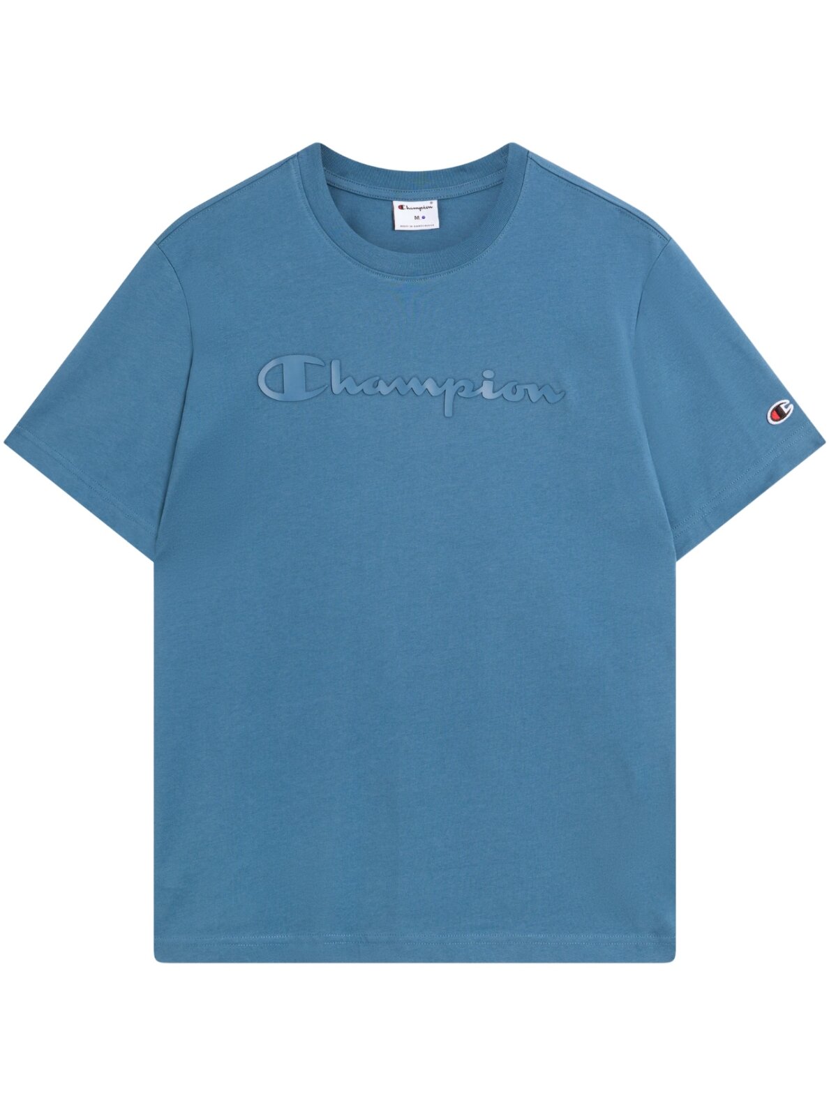 Champion vyriški marškinėliai SS Tee, mėlyni 222992 BS133 1