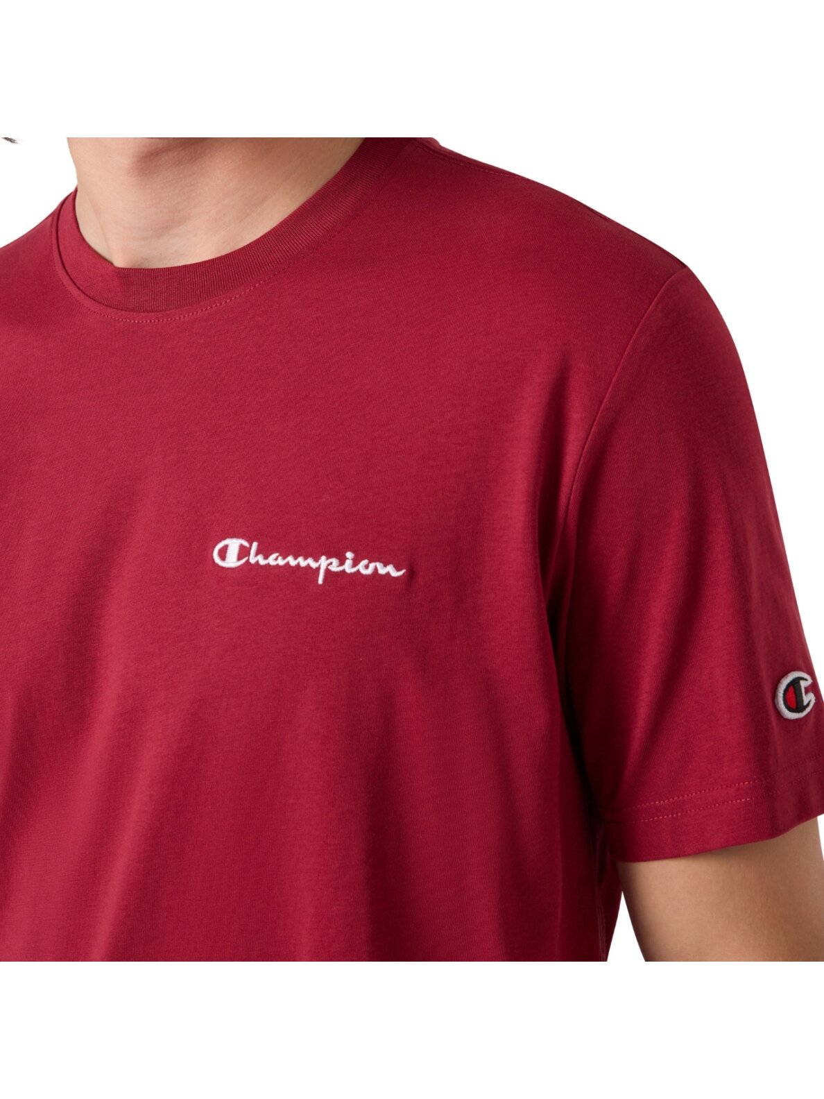 Champion vyriški marškinėliai SS Tee, raudoni 221798 RS508 3