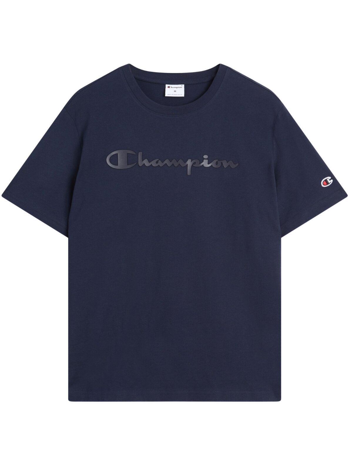 Champion vyriški marškinėliai SS Tee, tamsiai mėlyni 222992 BS501 1