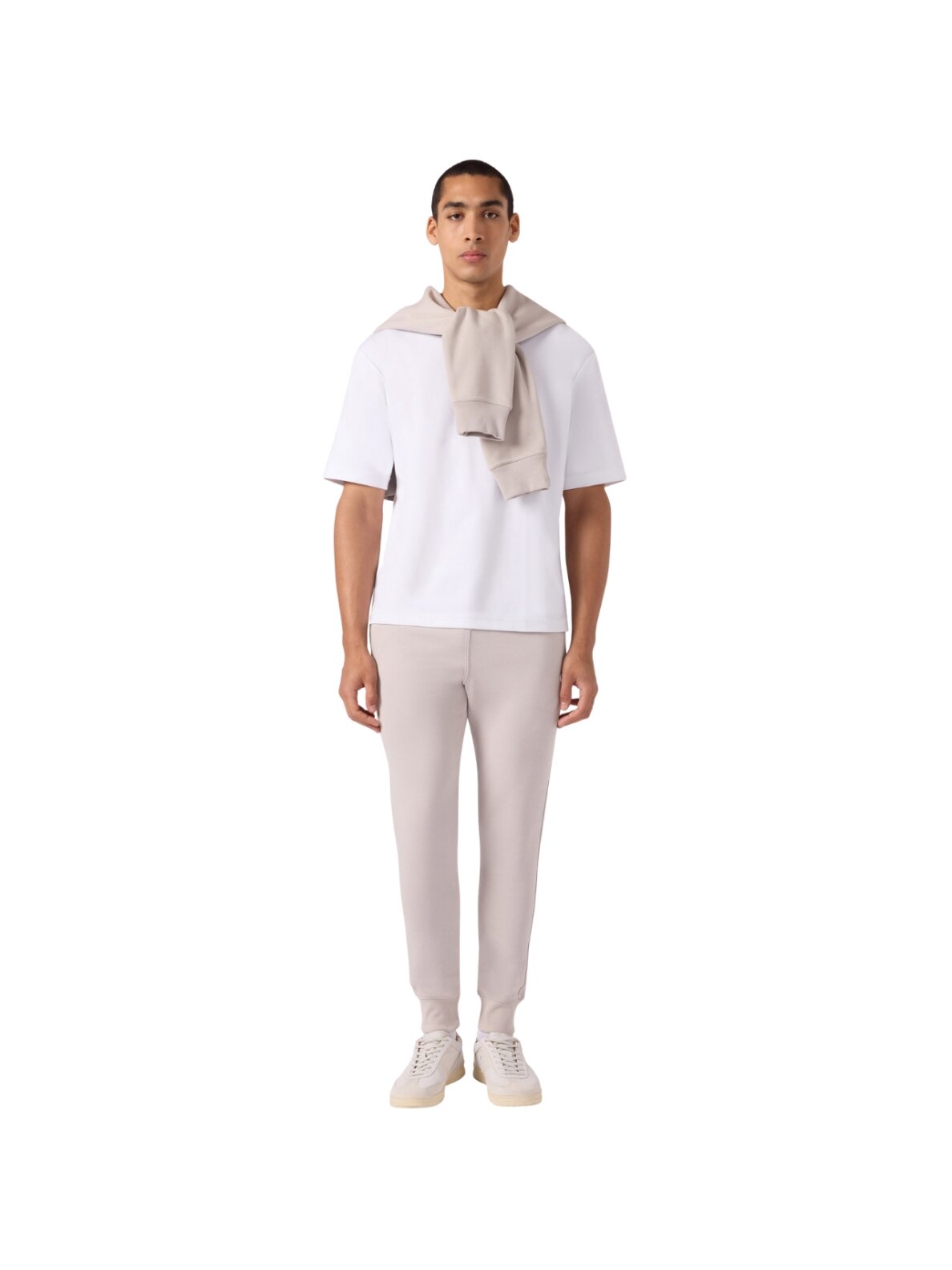 Champion vyriškos kelnės Rib Cuff Pants, kreminės 220299 ES084 5 Champion vyriškos kelnės Rib Cuff Pants, kreminės 220299 ES084 5