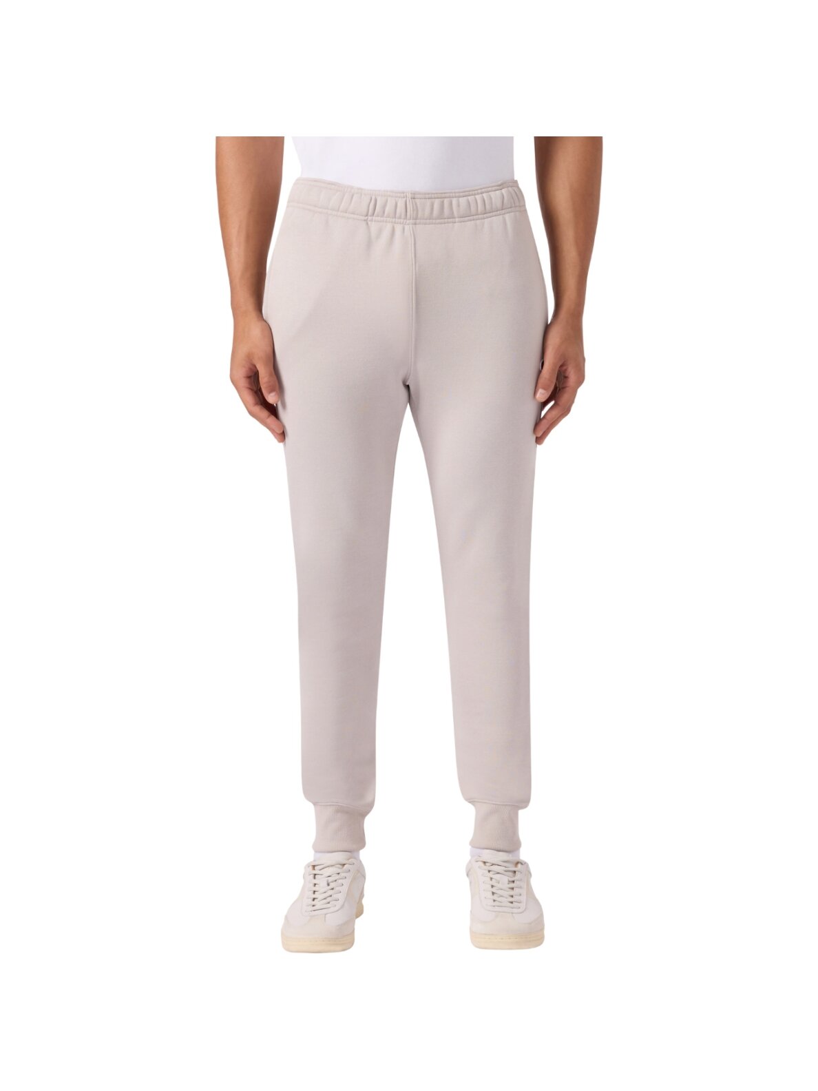 Champion vyriškos kelnės Rib Cuff Pants, kreminės 220299 ES084 Champion vyriškos kelnės Rib Cuff Pants, kreminės 220299 ES084