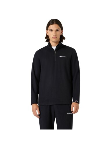 Champion vyriškas polerinis džemperis Half Zip Top, juodas 220446 KK001