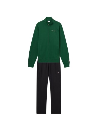 Champion vyriškas sportinis kostiumas Sweatsuit, žalias-juodas 221786 GS559