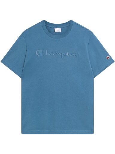 Champion vyriški marškinėliai SS Tee, mėlyni 222992 BS133