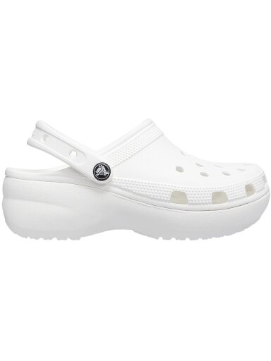 Crocs Classic Platform moteriškos klumpės baltos 206750 100