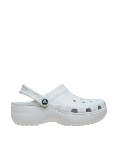Crocs Classic Platform moteriškos klumpės balkšvos spalvos 206750 1NK