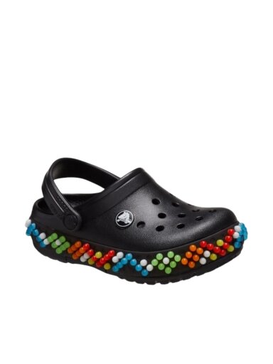Crocs Crocband Colorful Lights Clog vaikiškos klumpės juodos 210467 001