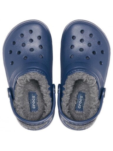 Crocs Lined Clog vaikiškos klumpės, tamsiai mėlyna 207009 459