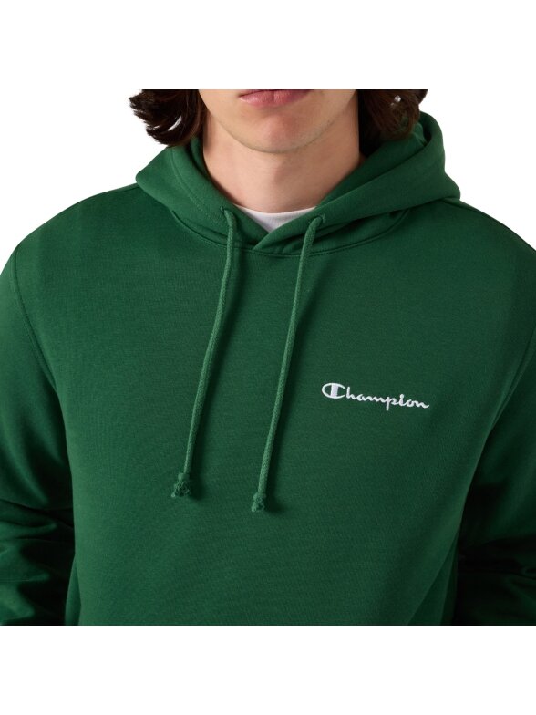 Champion vyriškas džemperis su gobtuvu Hooded Sweatshirt, žalias 221790 GS559 3 Champion vyriškas džemperis su gobtuvu Hooded Sweatshirt, žalias 221790 GS559 3