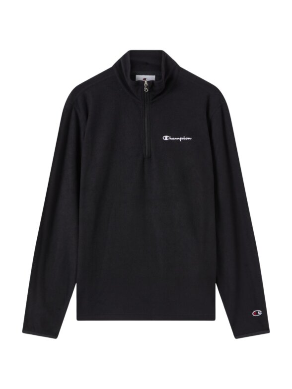 Champion vyriškas polerinis džemperis Half Zip Top, juodas 220446 KK001 1 Champion vyriškas polerinis džemperis Half Zip Top, juodas 220446 KK001 1