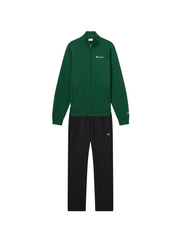 Champion vyriškas sportinis kostiumas Sweatsuit, žalias-juodas 221786 GS559 1 Champion vyriškas sportinis kostiumas Sweatsuit, žalias-juodas 221786 GS559 1