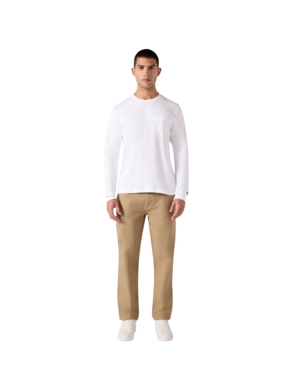 Champion vyriški marškinėliai LS Tee, balti 222507 WW001 4