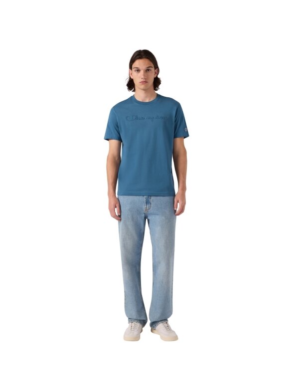Champion vyriški marškinėliai SS Tee, mėlyni 222992 BS133 4