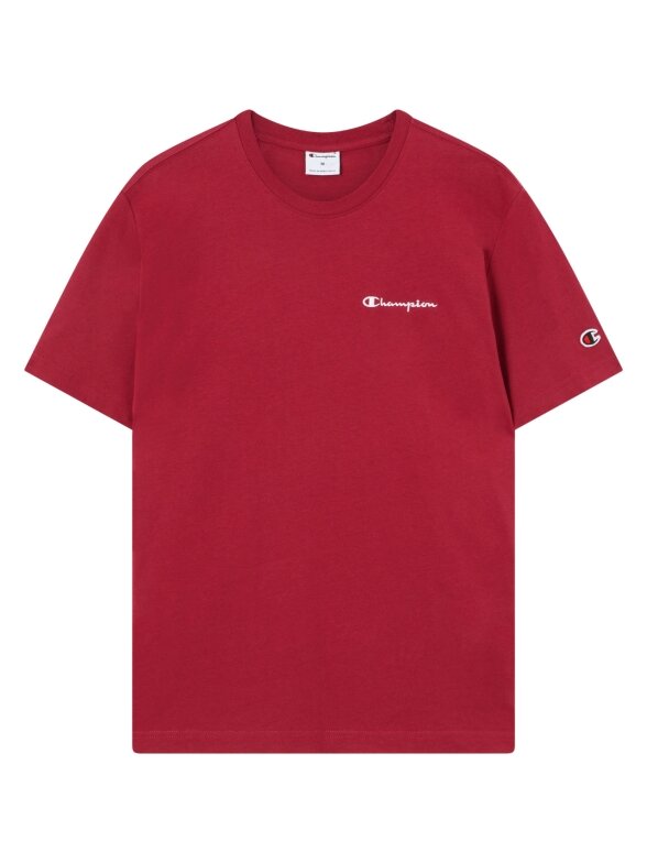 Champion vyriški marškinėliai SS Tee, raudoni 221798 RS508 1 Champion vyriški marškinėliai SS Tee, raudoni 221798 RS508 1
