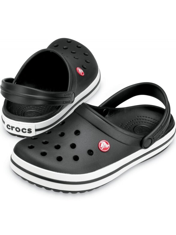 Crocs Crocband šlepetės juodos 11016 001 2 Crocs Crocband šlepetės juodos 11016 001 2