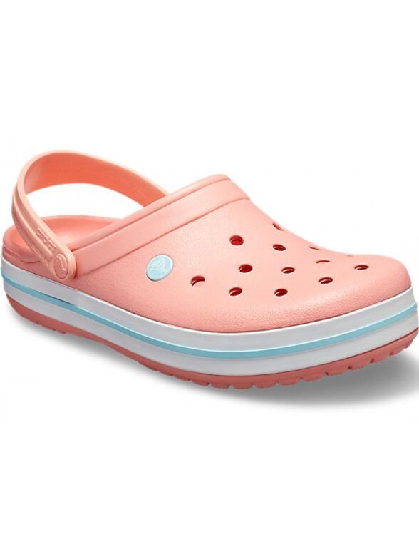 Crocs Crocband šlepetės moterims šviesiai rožinė turkis 11016 7H5 2