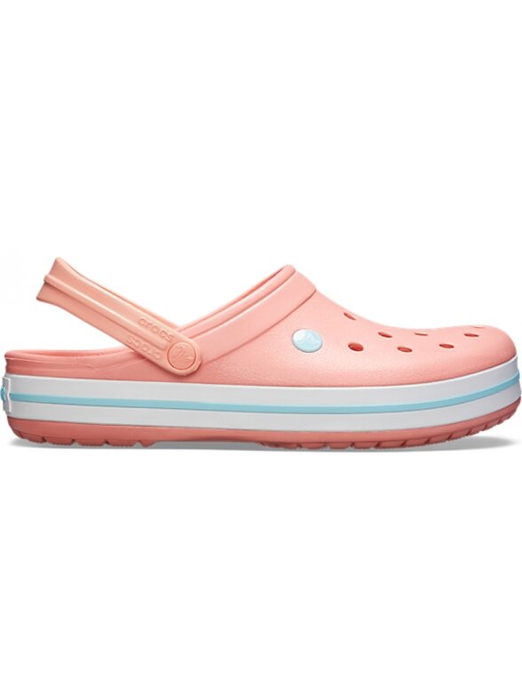 Crocs Crocband šlepetės moterims šviesiai rožinė turkis 11016 7H5