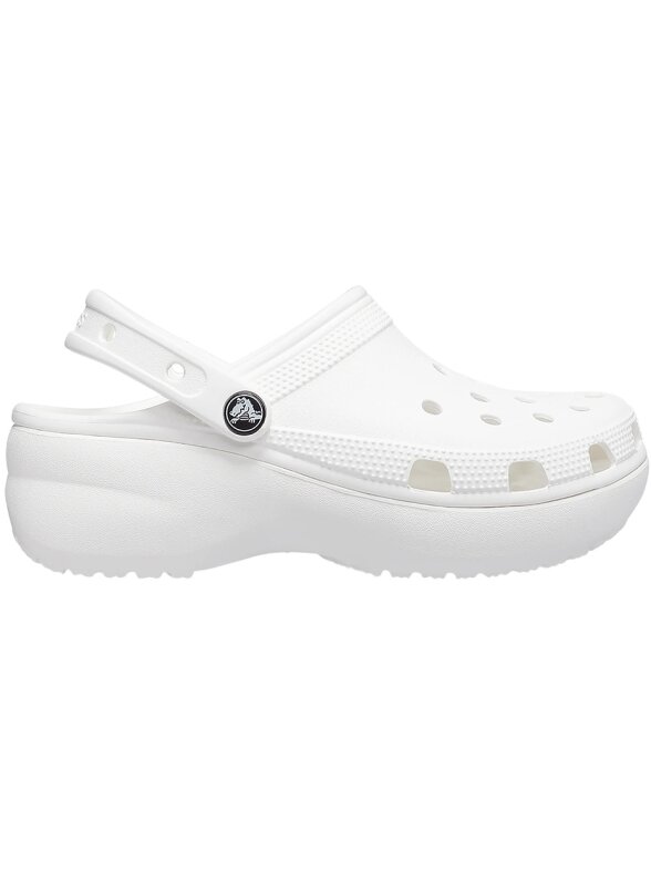 Crocs Classic Platform moteriškos klumpės baltos 206750 100