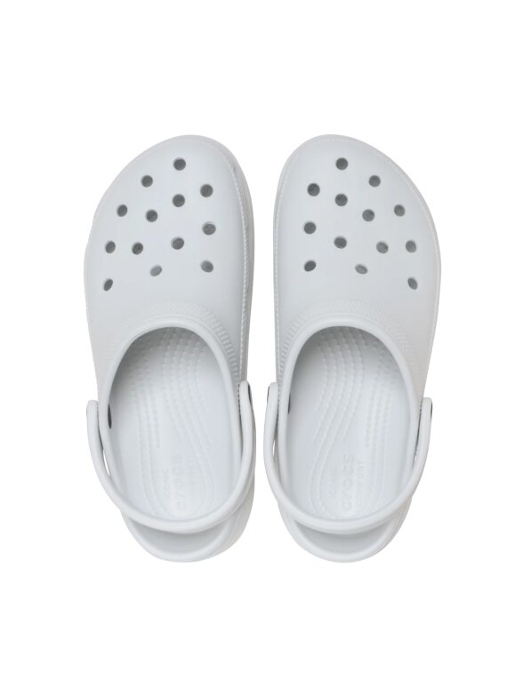 Crocs Classic Platform moteriškos klumpės balkšvos spalvos 206750 1NK 3