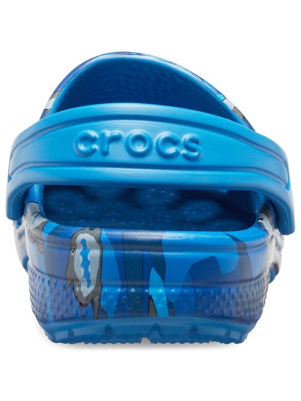 Crocs Classic Shark Clog vaikiški šlepetės mėlynos 2